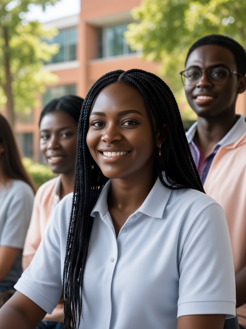University students on campus representing UAICIP